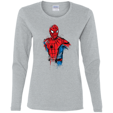 T-Shirts Sport Grey / S Spiderman- Friendly Neighborhood Women's Long Sleeve T-Shirt