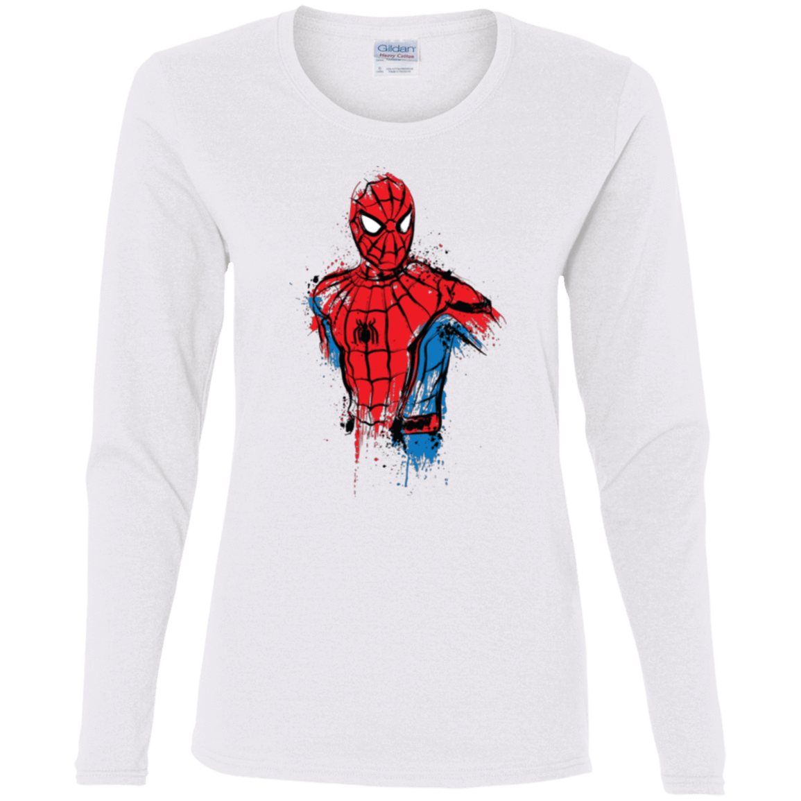 T-Shirts White / S Spiderman- Friendly Neighborhood Women's Long Sleeve T-Shirt