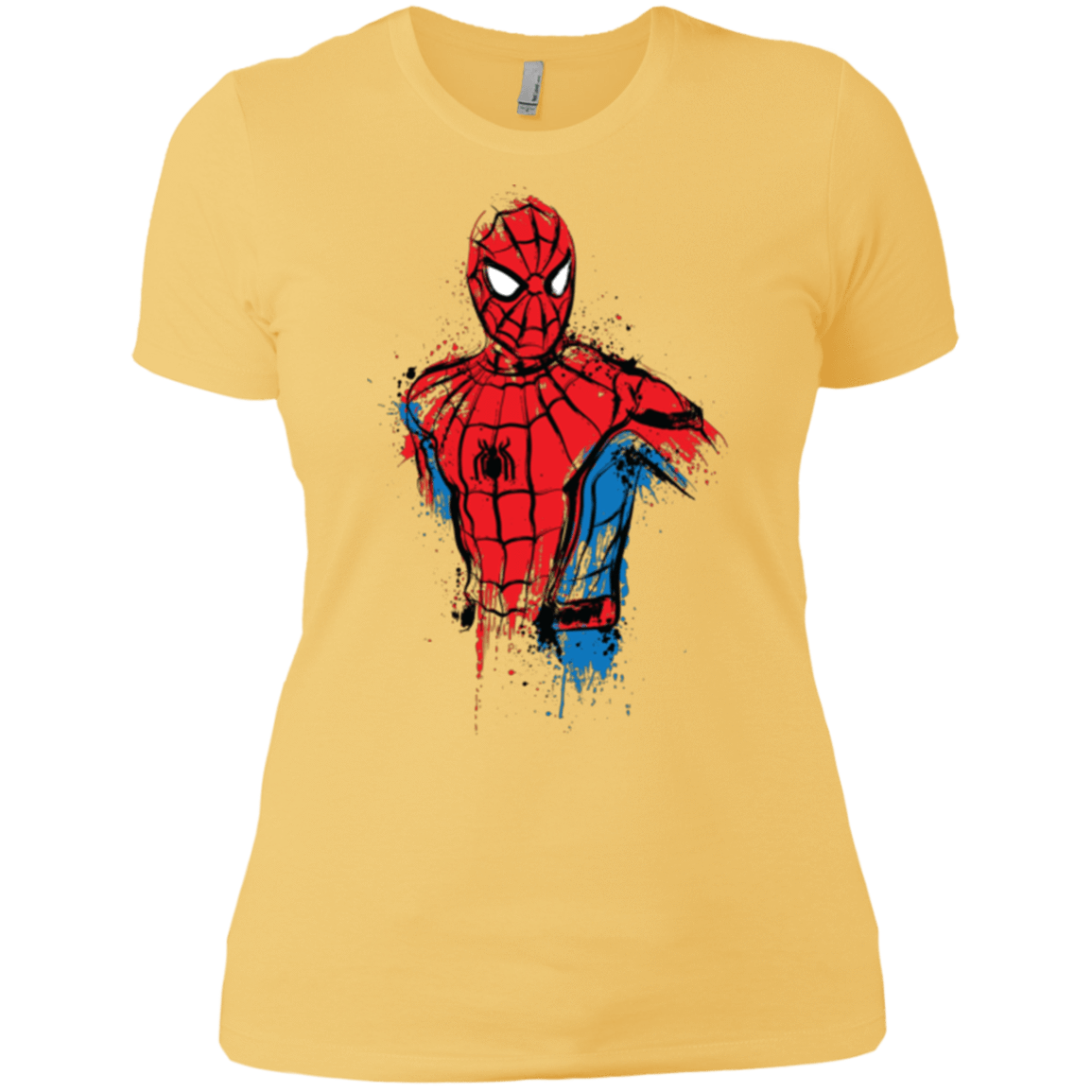 T-Shirts Banana Cream/ / X-Small Spiderman- Friendly Neighborhood Women's Premium T-Shirt