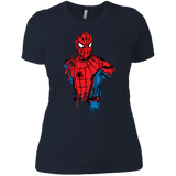 T-Shirts Midnight Navy / X-Small Spiderman- Friendly Neighborhood Women's Premium T-Shirt