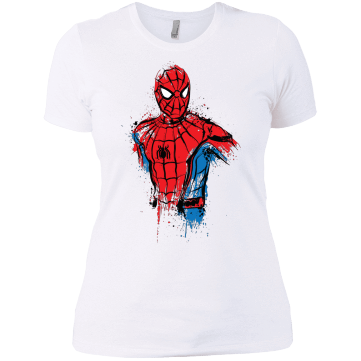 T-Shirts White / X-Small Spiderman- Friendly Neighborhood Women's Premium T-Shirt