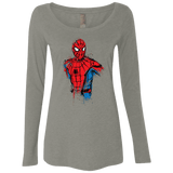 T-Shirts Venetian Grey / S Spiderman- Friendly Neighborhood Women's Triblend Long Sleeve Shirt