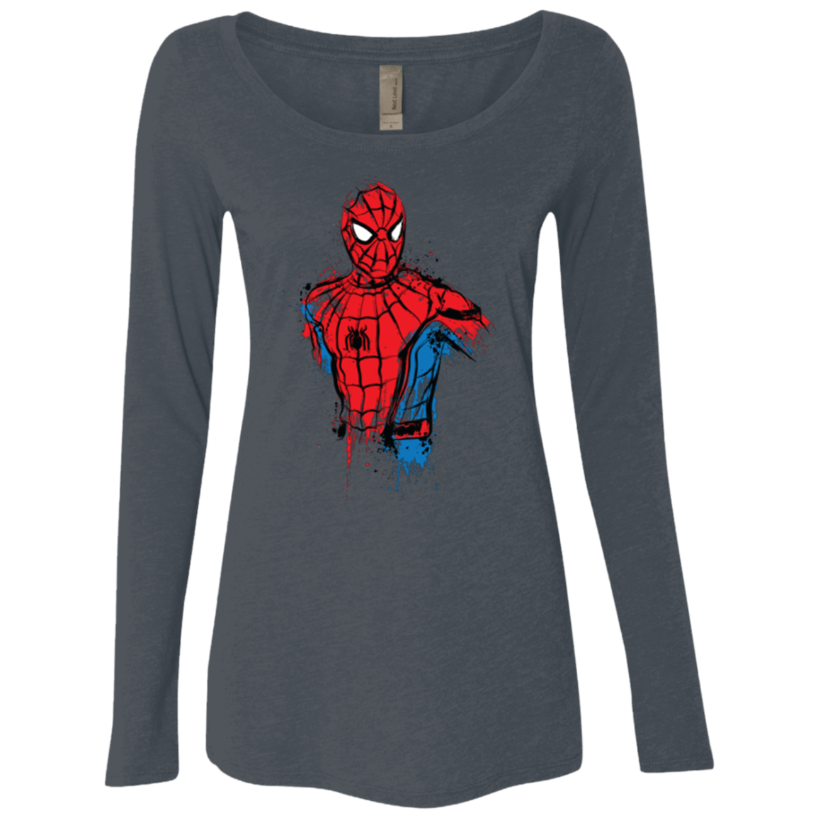 T-Shirts Vintage Navy / S Spiderman- Friendly Neighborhood Women's Triblend Long Sleeve Shirt