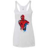 T-Shirts Heather White / X-Small Spiderman- Friendly Neighborhood Women's Triblend Racerback Tank