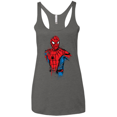 T-Shirts Premium Heather / X-Small Spiderman- Friendly Neighborhood Women's Triblend Racerback Tank