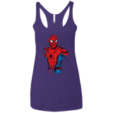 T-Shirts Purple Rush / X-Small Spiderman- Friendly Neighborhood Women's Triblend Racerback Tank