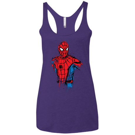 T-Shirts Purple Rush / X-Small Spiderman- Friendly Neighborhood Women's Triblend Racerback Tank