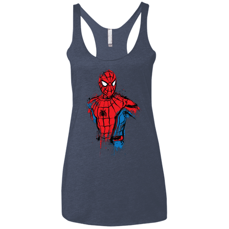 T-Shirts Vintage Navy / X-Small Spiderman- Friendly Neighborhood Women's Triblend Racerback Tank