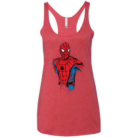 T-Shirts Vintage Red / X-Small Spiderman- Friendly Neighborhood Women's Triblend Racerback Tank