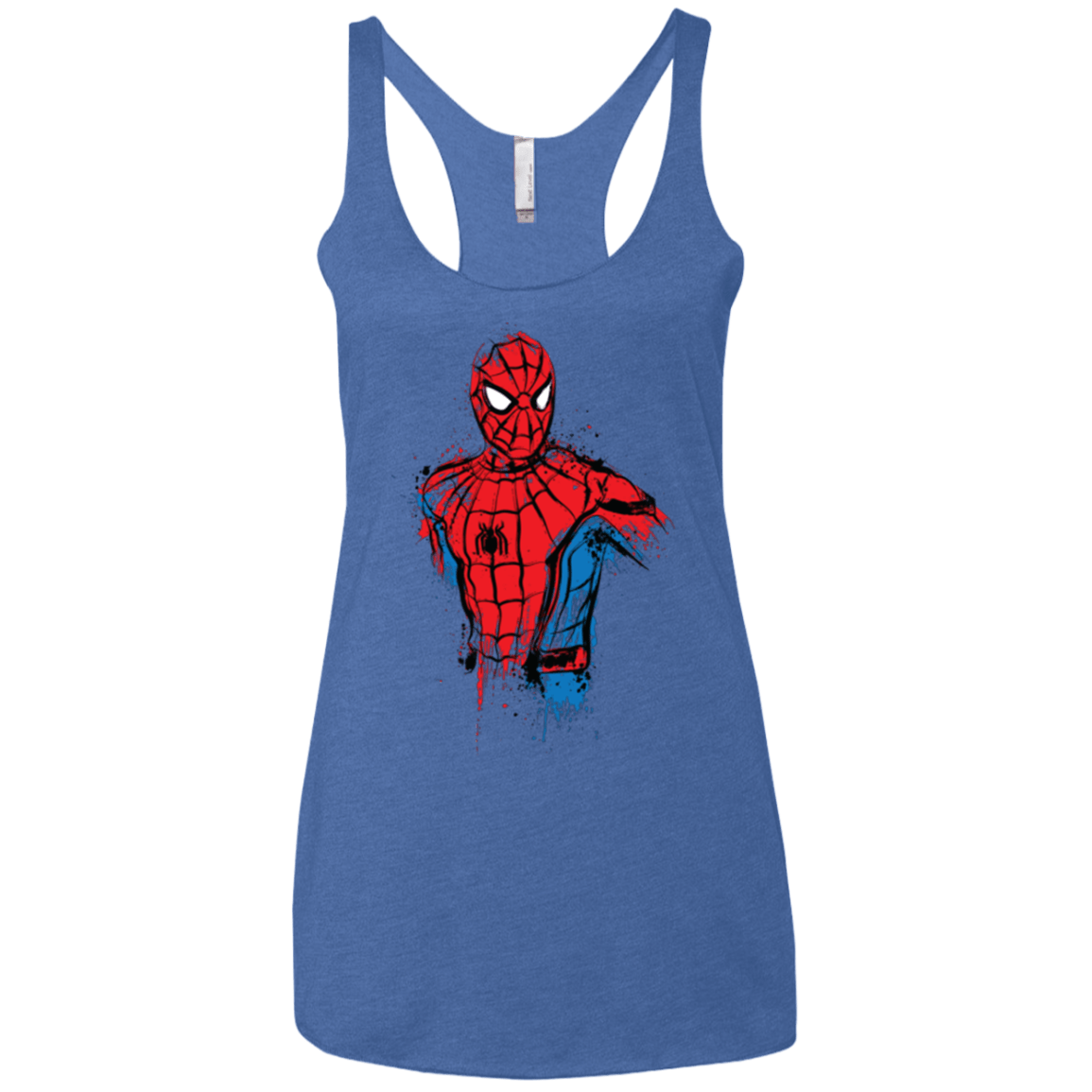 T-Shirts Vintage Royal / X-Small Spiderman- Friendly Neighborhood Women's Triblend Racerback Tank