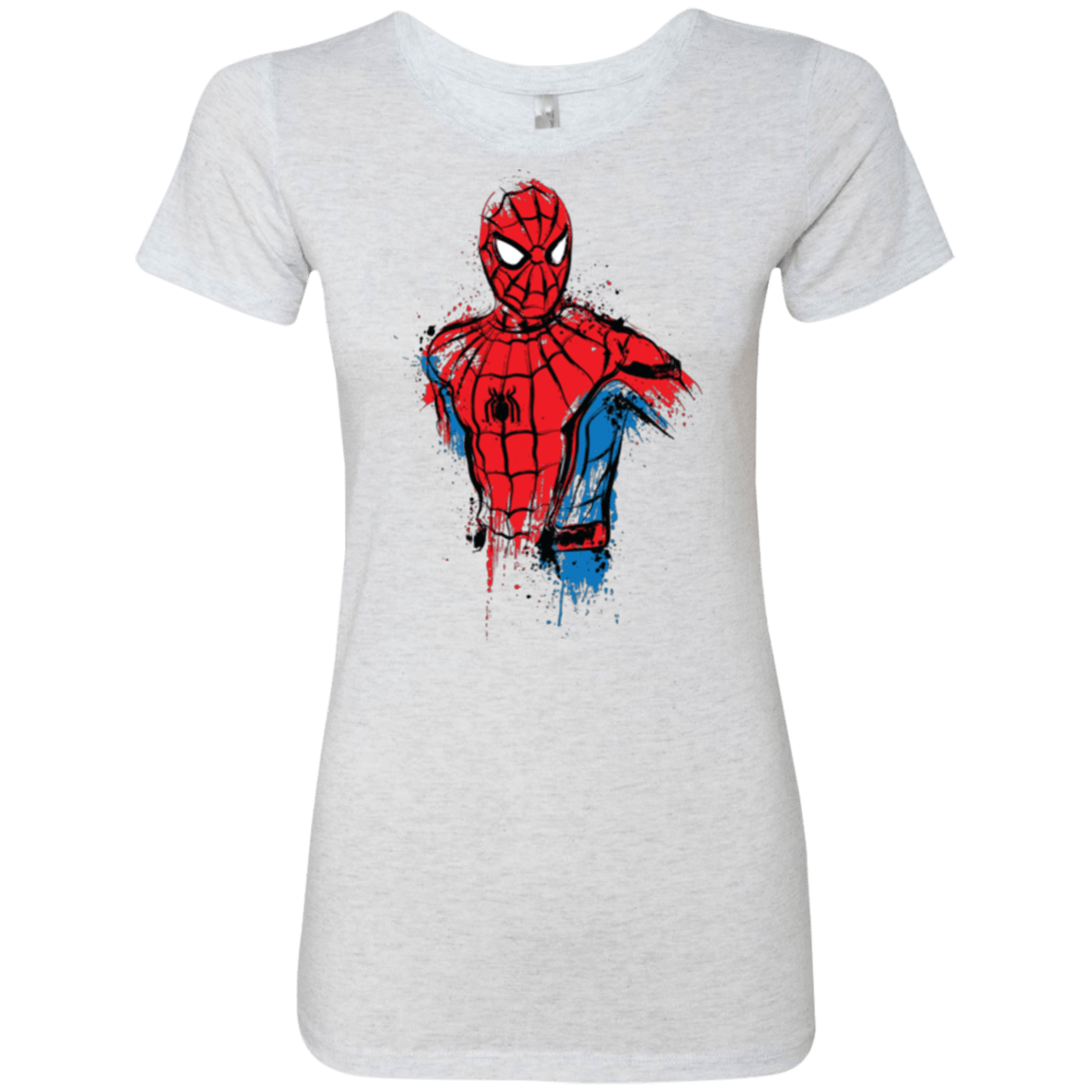 T-Shirts Heather White / S Spiderman- Friendly Neighborhood Women's Triblend T-Shirt