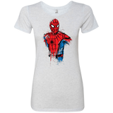 T-Shirts Heather White / S Spiderman- Friendly Neighborhood Women's Triblend T-Shirt