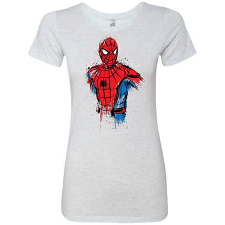 T-Shirts Heather White / S Spiderman- Friendly Neighborhood Women's Triblend T-Shirt