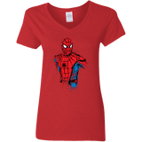 T-Shirts Red / S Spiderman- Friendly Neighborhood Women's V-Neck T-Shirt