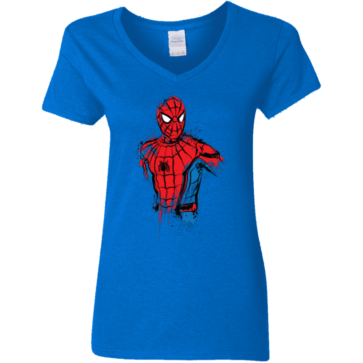 T-Shirts Royal / S Spiderman- Friendly Neighborhood Women's V-Neck T-Shirt