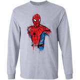 T-Shirts Sport Grey / YS Spiderman- Friendly Neighborhood Youth Long Sleeve T-Shirt