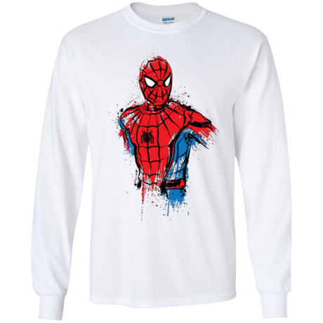T-Shirts White / YS Spiderman- Friendly Neighborhood Youth Long Sleeve T-Shirt