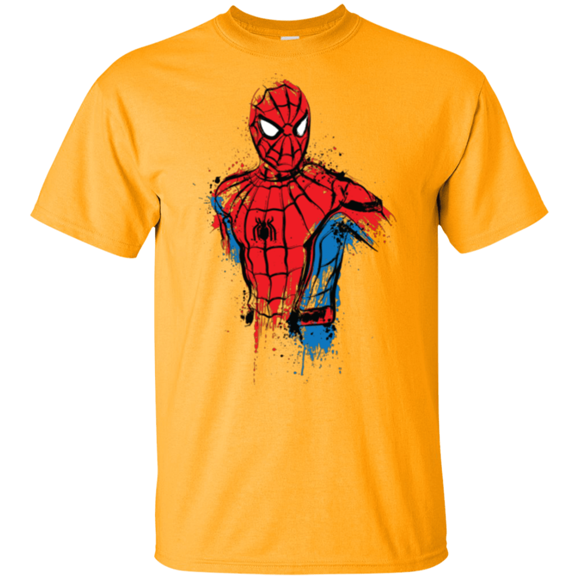 T-Shirts Gold / YXS Spiderman- Friendly Neighborhood Youth T-Shirt