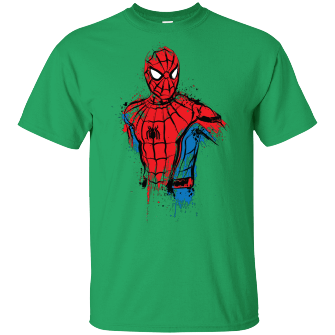 T-Shirts Irish Green / YXS Spiderman- Friendly Neighborhood Youth T-Shirt