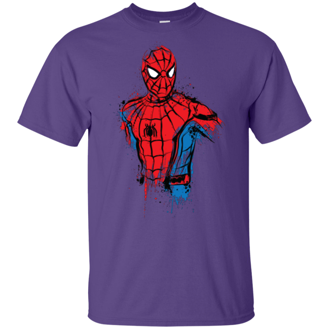 T-Shirts Purple / YXS Spiderman- Friendly Neighborhood Youth T-Shirt