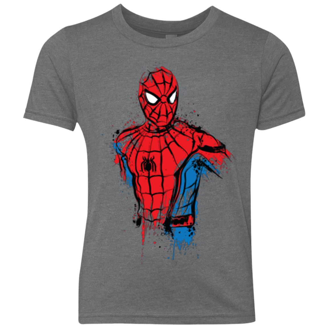 T-Shirts Premium Heather / YXS Spiderman- Friendly Neighborhood Youth Triblend T-Shirt