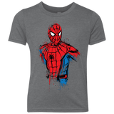 T-Shirts Premium Heather / YXS Spiderman- Friendly Neighborhood Youth Triblend T-Shirt