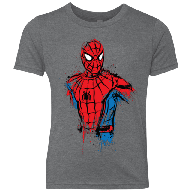 T-Shirts Premium Heather / YXS Spiderman- Friendly Neighborhood Youth Triblend T-Shirt