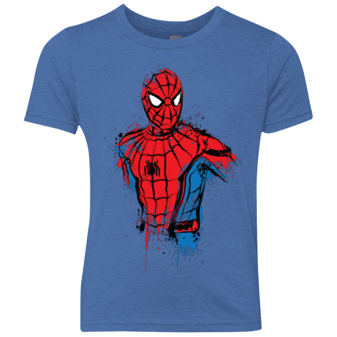 T-Shirts Vintage Royal / YXS Spiderman- Friendly Neighborhood Youth Triblend T-Shirt