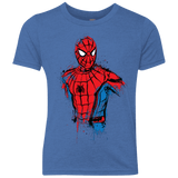 T-Shirts Vintage Royal / YXS Spiderman- Friendly Neighborhood Youth Triblend T-Shirt