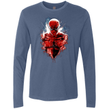 T-Shirts Indigo / Small Spiderman Men's Premium Long Sleeve