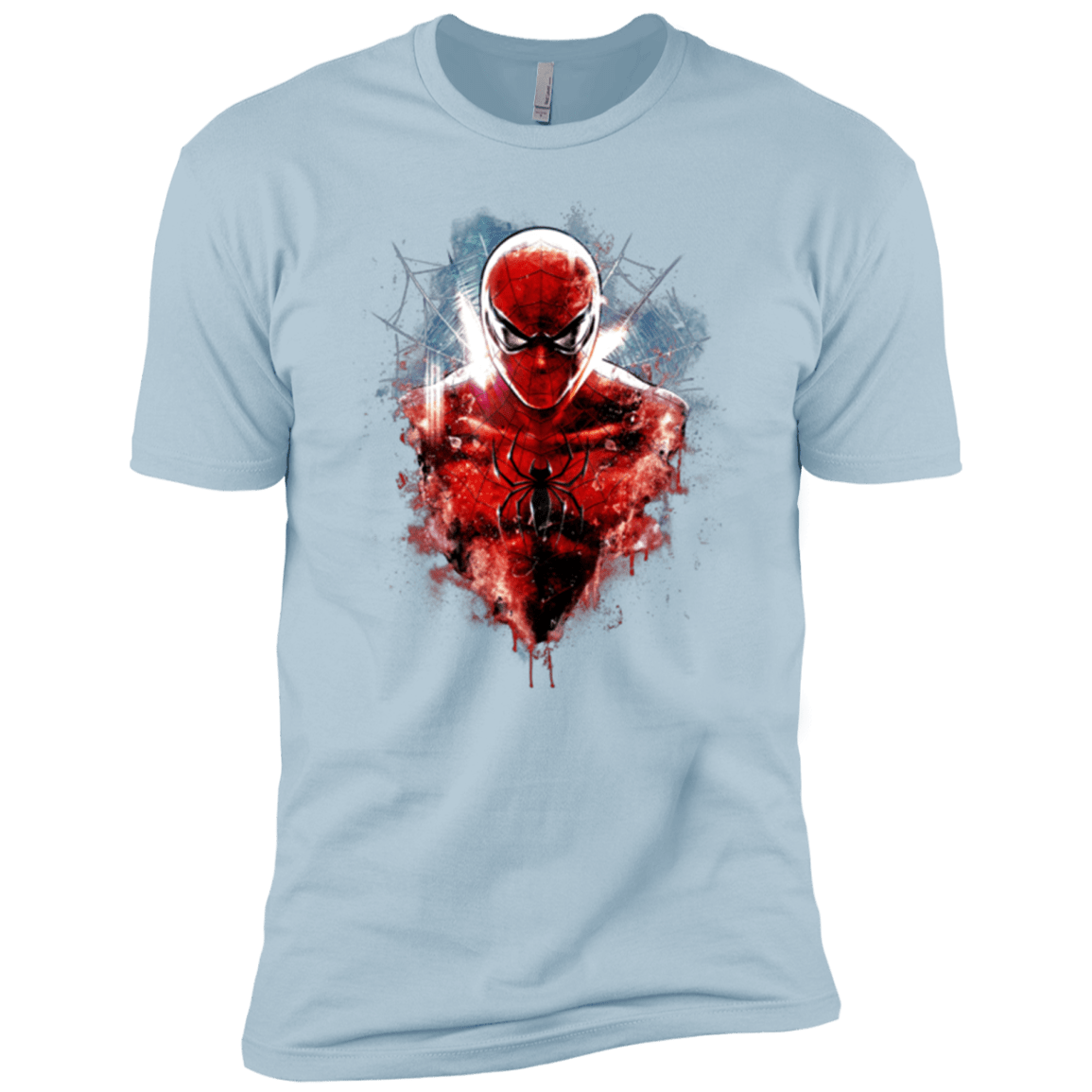 T-Shirts Light Blue / X-Small Spiderman Men's Premium T-Shirt