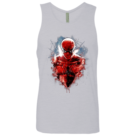 T-Shirts Heather Grey / Small Spiderman Men's Premium Tank Top