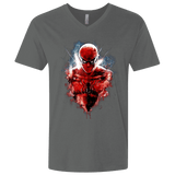 T-Shirts Heavy Metal / X-Small Spiderman Men's Premium V-Neck