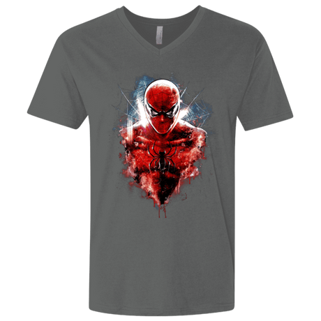 T-Shirts Heavy Metal / X-Small Spiderman Men's Premium V-Neck