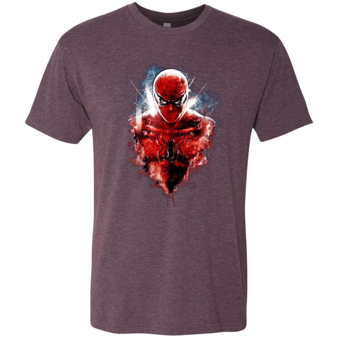 T-Shirts Vintage Purple / Small Spiderman Men's Triblend T-Shirt