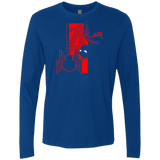 T-Shirts Royal / S Spiderman Profile Men's Premium Long Sleeve