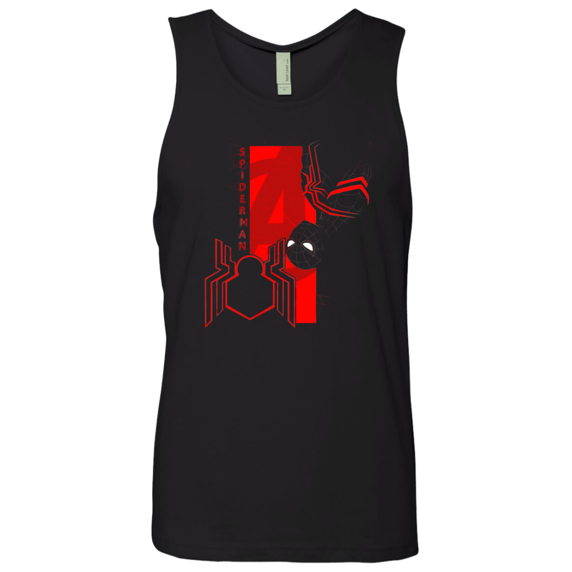 T-Shirts Black / S Spiderman Profile Men's Premium Tank Top