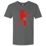 T-Shirts Heavy Metal / X-Small Spiderman Profile Men's Premium V-Neck