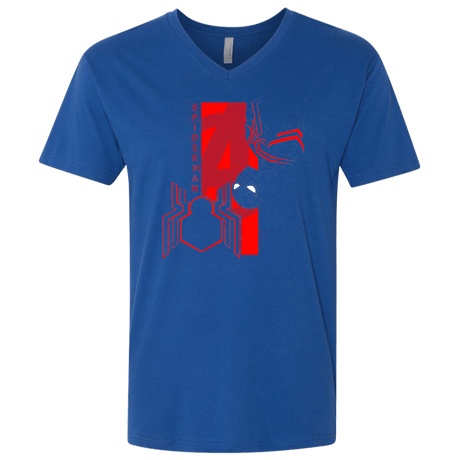 T-Shirts Royal / X-Small Spiderman Profile Men's Premium V-Neck