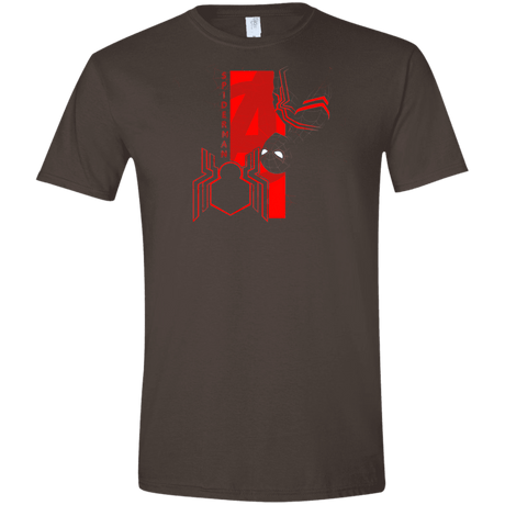 T-Shirts Dark Chocolate / S Spiderman Profile Men's Semi-Fitted Softstyle