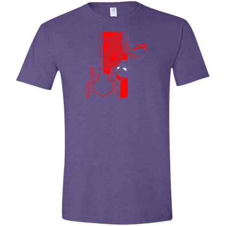 T-Shirts Heather Purple / S Spiderman Profile Men's Semi-Fitted Softstyle