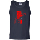 T-Shirts Navy / S Spiderman Profile Men's Tank Top