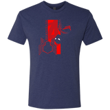 T-Shirts Vintage Navy / S Spiderman Profile Men's Triblend T-Shirt