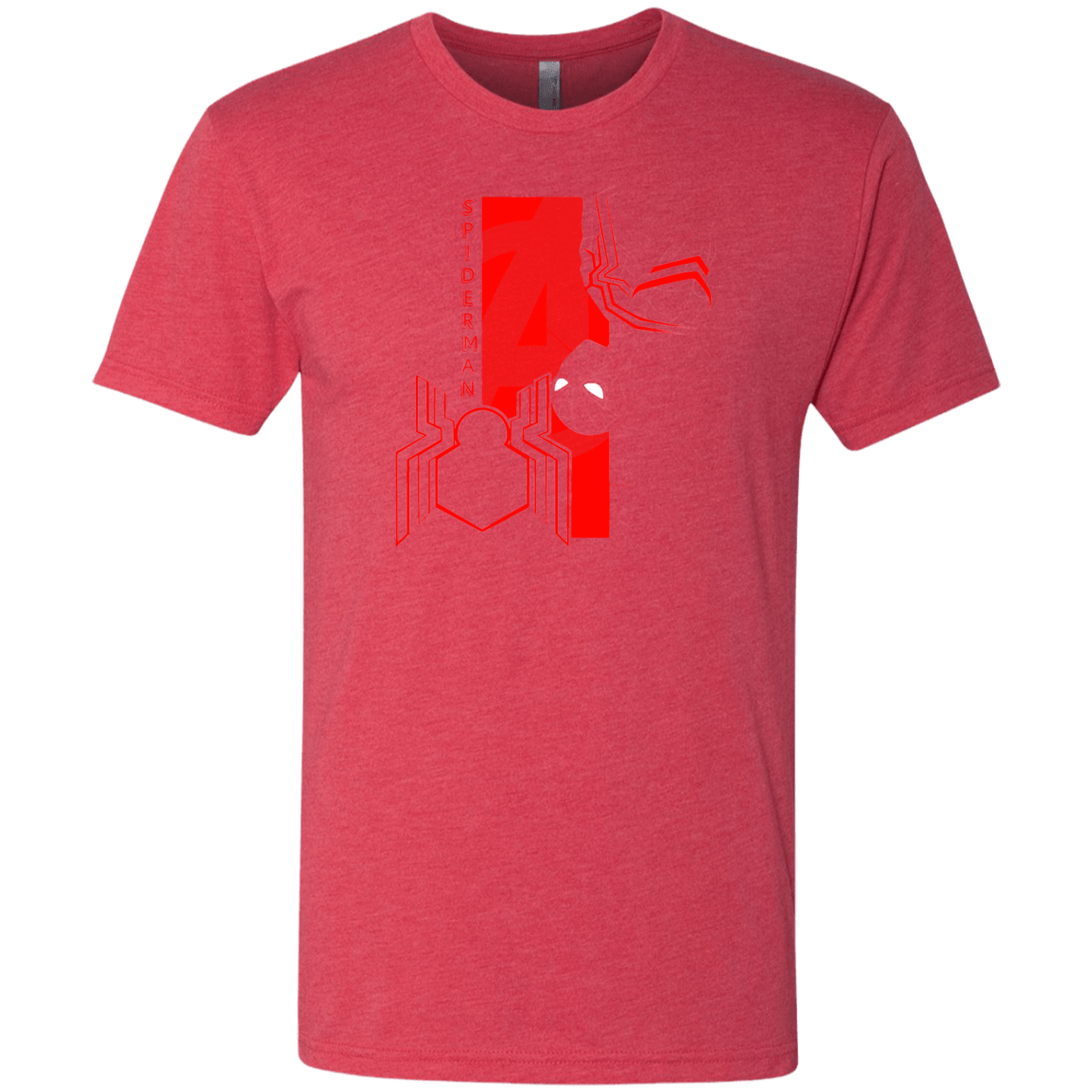 T-Shirts Vintage Red / S Spiderman Profile Men's Triblend T-Shirt