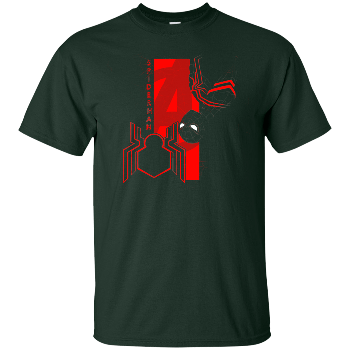 T-Shirts Forest / S Spiderman Profile T-Shirt