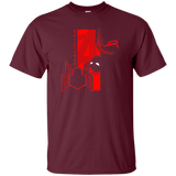 T-Shirts Maroon / S Spiderman Profile T-Shirt