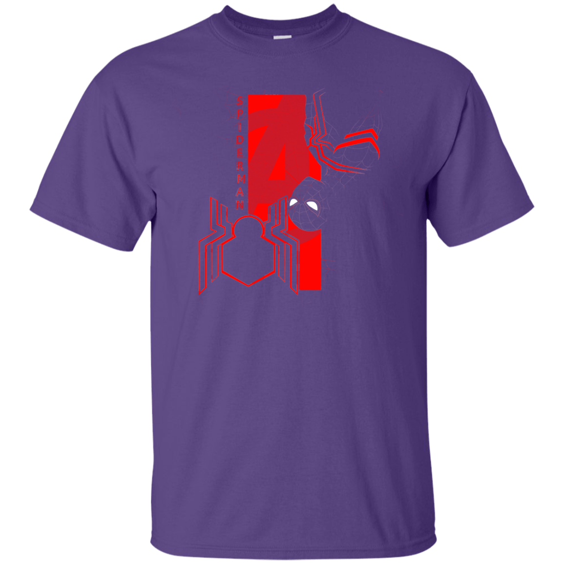 T-Shirts Purple / S Spiderman Profile T-Shirt