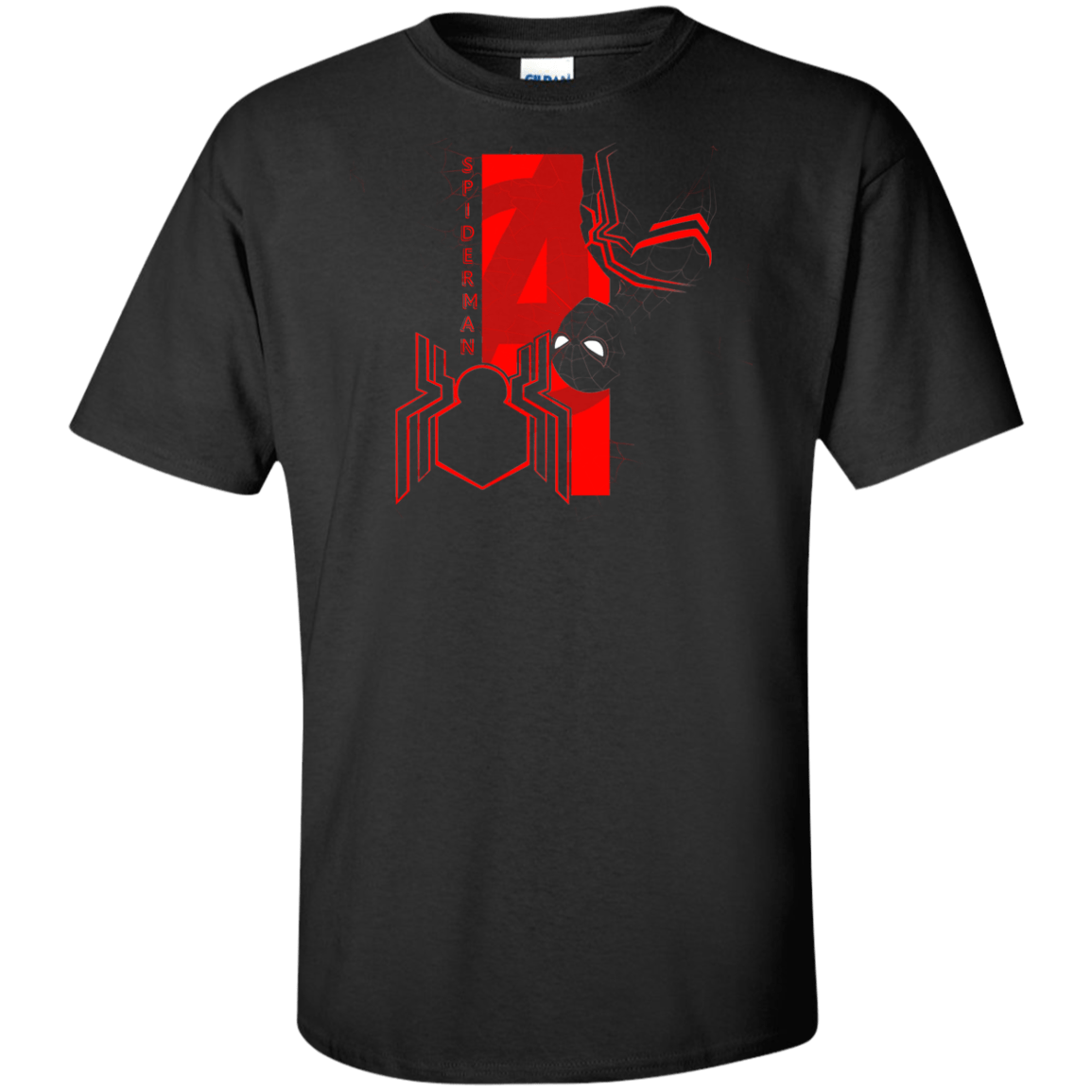 T-Shirts Black / XLT Spiderman Profile Tall T-Shirt