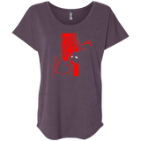 T-Shirts Vintage Purple / X-Small Spiderman Profile Triblend Dolman Sleeve