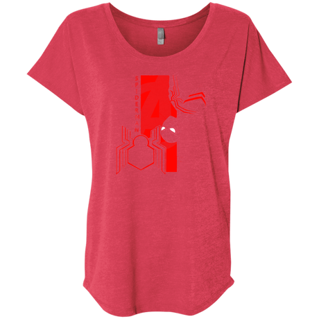 T-Shirts Vintage Red / X-Small Spiderman Profile Triblend Dolman Sleeve